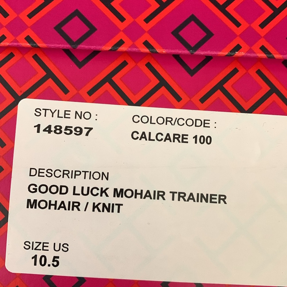 Tory Burch GOOD LUCK MOHAIR TRAINER
MOHAIR / KNIT CALCARE Sneakers in box $298 - Picture 16 of 17